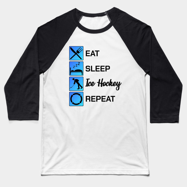 Ice Hockey Eat Sleep Hockey Repeat Coach Icon Gift
